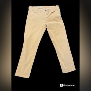 GAP 1969 butter-yellow fine-rib corduroy pants EUC no flaws